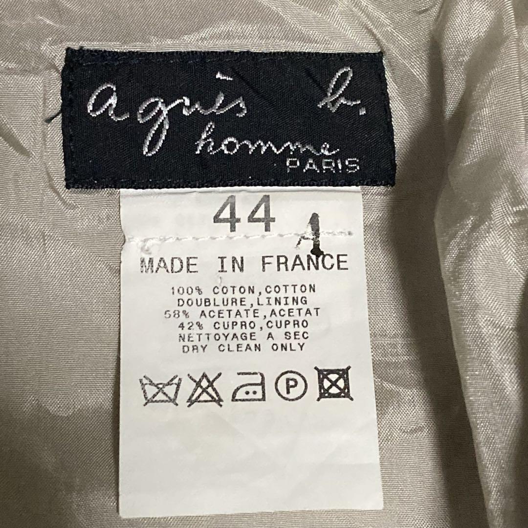 old agnes b homme ハーフパンツ グレンチェック 44 美品
