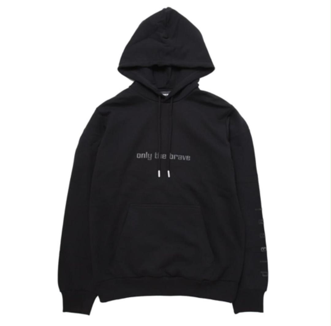 てなくてと DIESEL ブラック S-GIRPO-HOOD美品 PDusl-m66958217400 パーカー フーディー ⋤パーカー