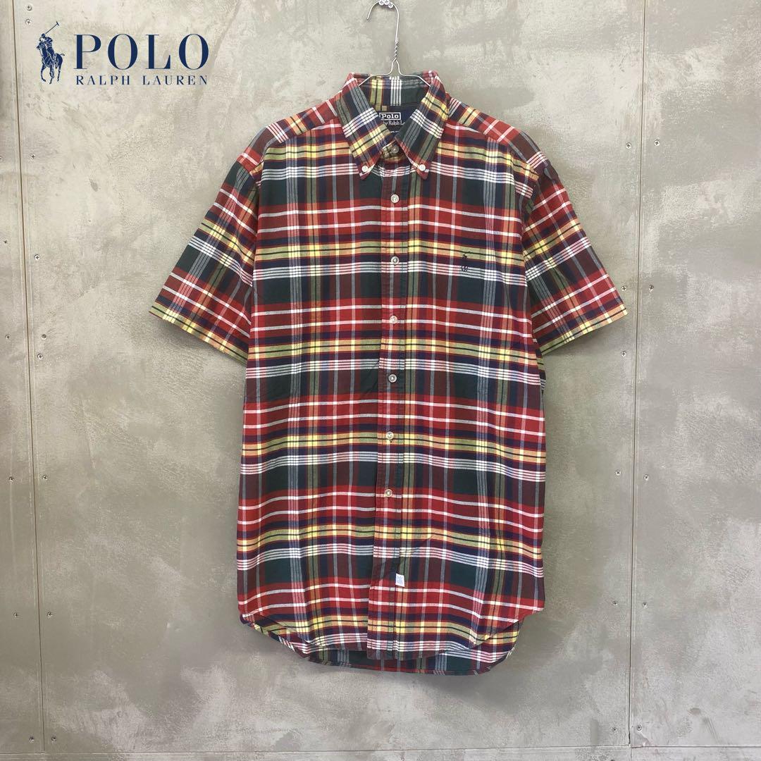 polo by ralph lauren 半袖 チェック シャツ ラルフローレン