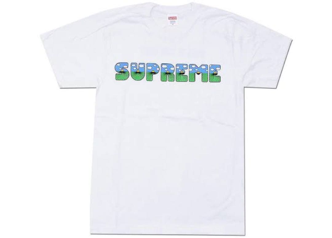 Supreme プリントTシャツ M ホワイト Supreme Tシャツ M ホワイト ロゴプリント