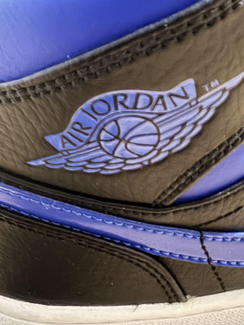 【山ちゃん】Air Jordan 1 MIDブラック/ブルー ハイカット