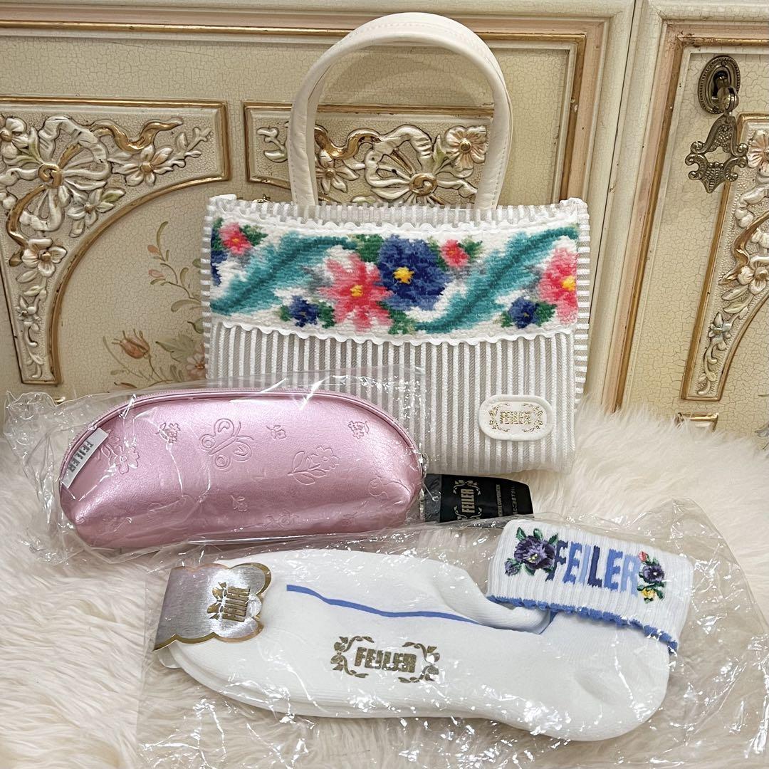 FEILER フェイラー ミニバッグ ・型押しハイジ メガネケース