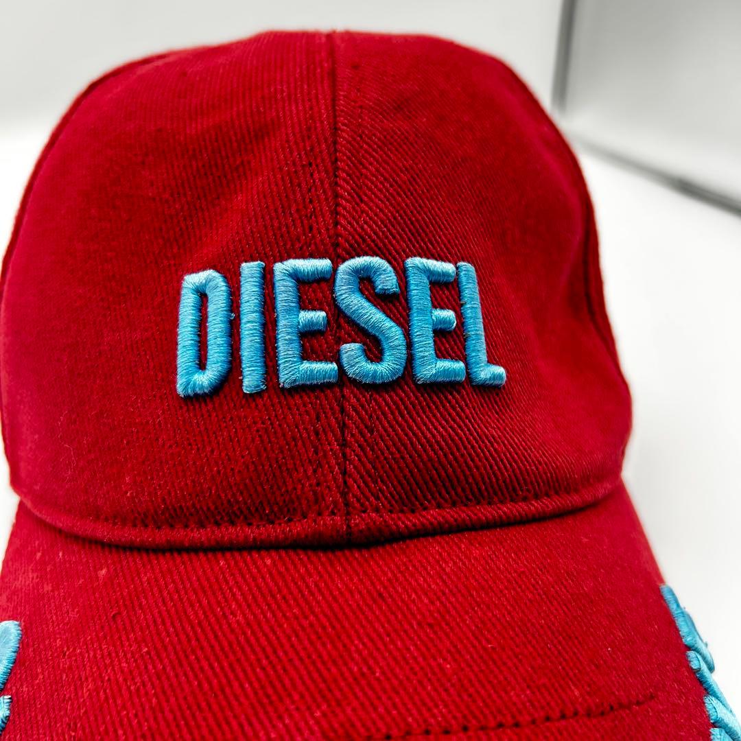 DIESEL(ディーゼル)「ONLY THE BRAVE」立体刺繍キャップ レア DIESEL(ディーゼル)「ONLY THE BRAVE」立体刺繍キャップ レア