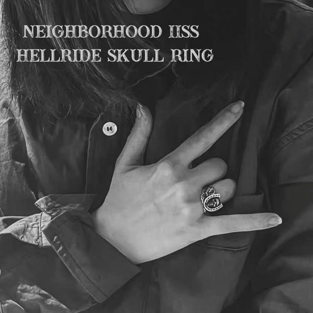 NEIGHBORHOOD CRAZY PIG 11SS スカルリング 19号