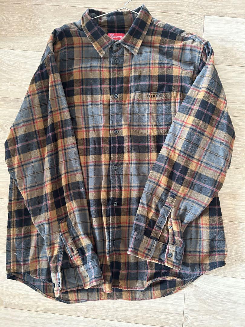 supreme ネルシャツ