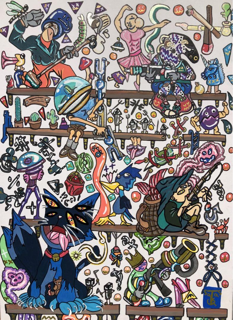 イラスト♦︎キャラクターごちゃごちゃ大集合！