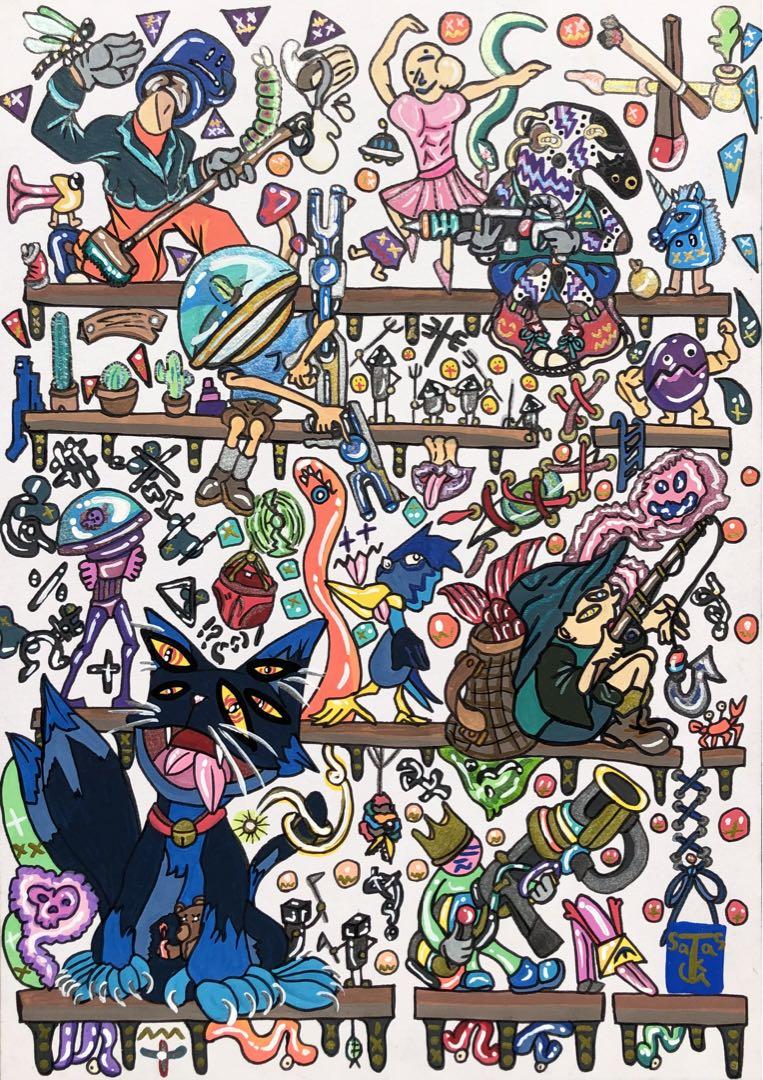 イラスト♦︎キャラクターごちゃごちゃ大集合！