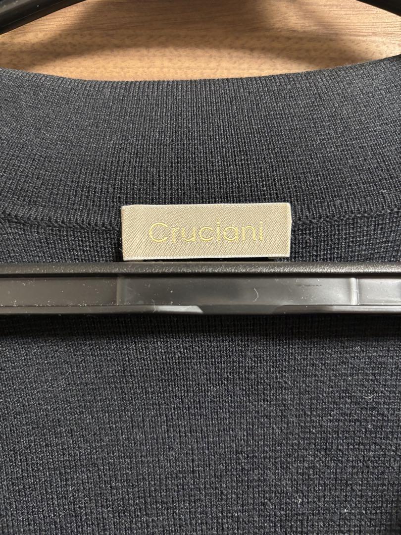 クルチアーニ　CRUCIANI ミラノリブニットジャケット ダブル 46 Cruciani (クルチアーニ) Milano Rib Jacket (ミラノリブ