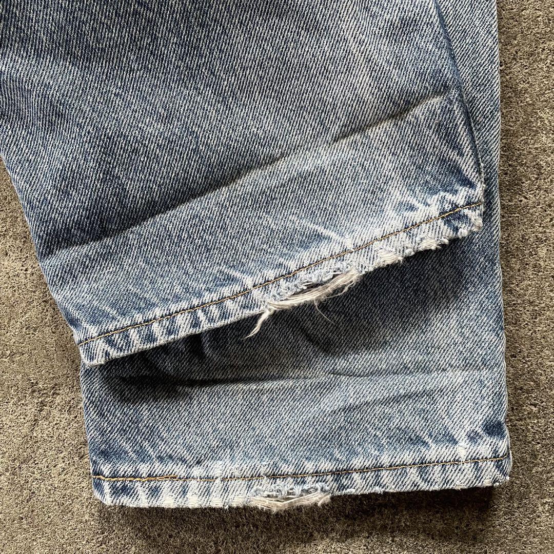 00s usa levi's 505 damage denim grunge
