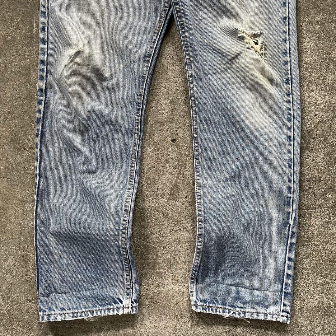 00s usa levi's 505 damage denim grunge