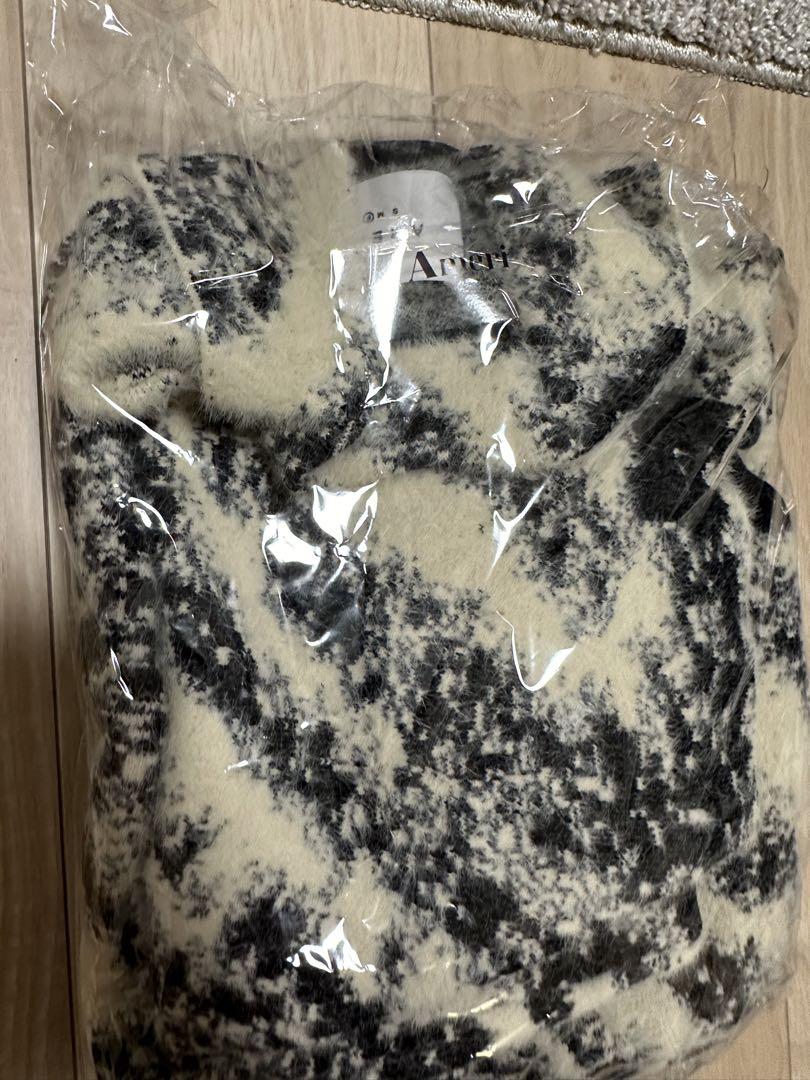 ジャケット・アウター MIX ANIMAL SHORT KNIT TOP