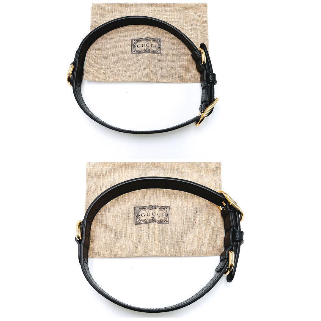 新品未使用】グッチ GUCCI ペット用首輪 Mサイズ GGライン - メルカリ