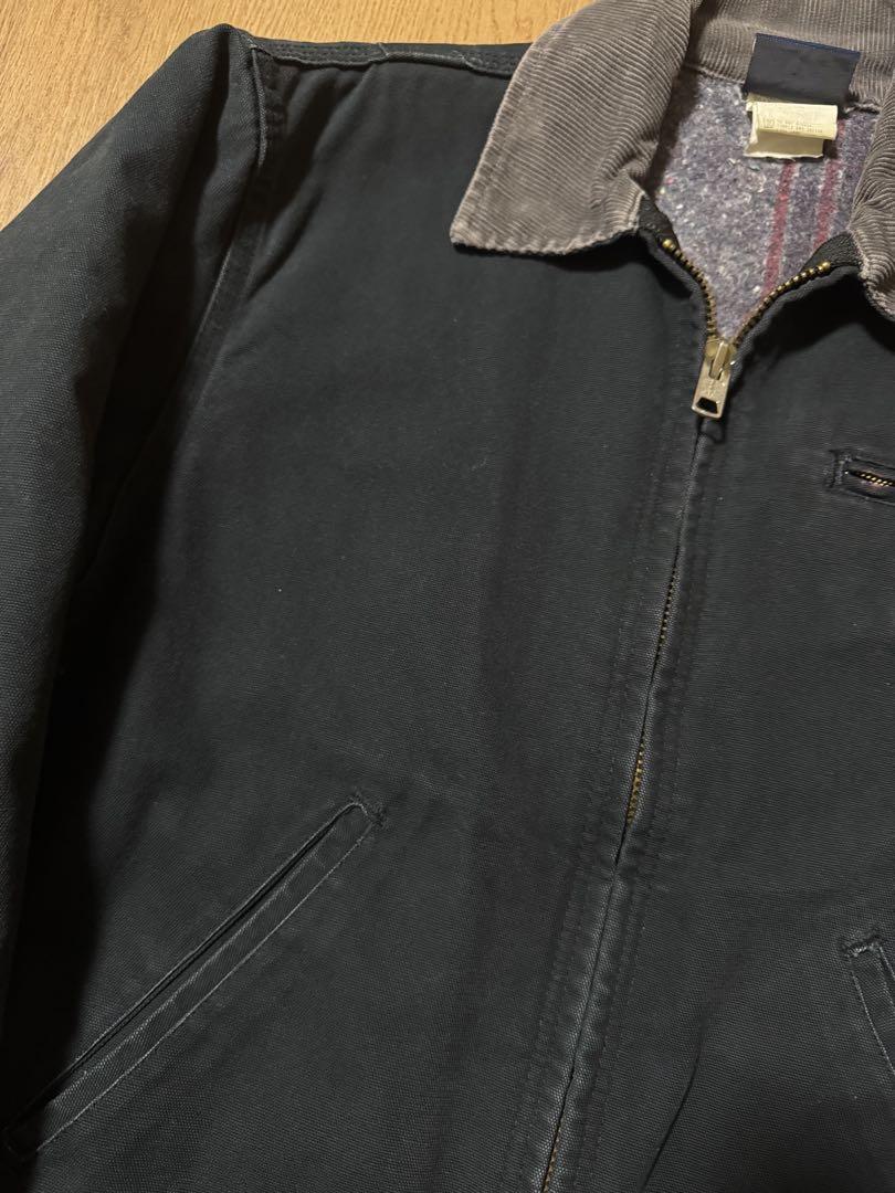 Dickies ビンテージ ダック デトロイトジャケット フェード ブラック M Dickies ビンテージ ダック デトロイトジャケット フェード