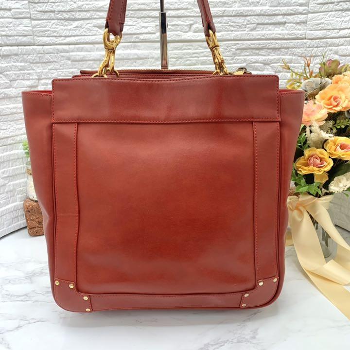 正規品100%新品 極美品 クロエ トートバッグ エデン フリンジ ゴールド金具 A4収納 赤 JYboR-m66971292052 日本製新作