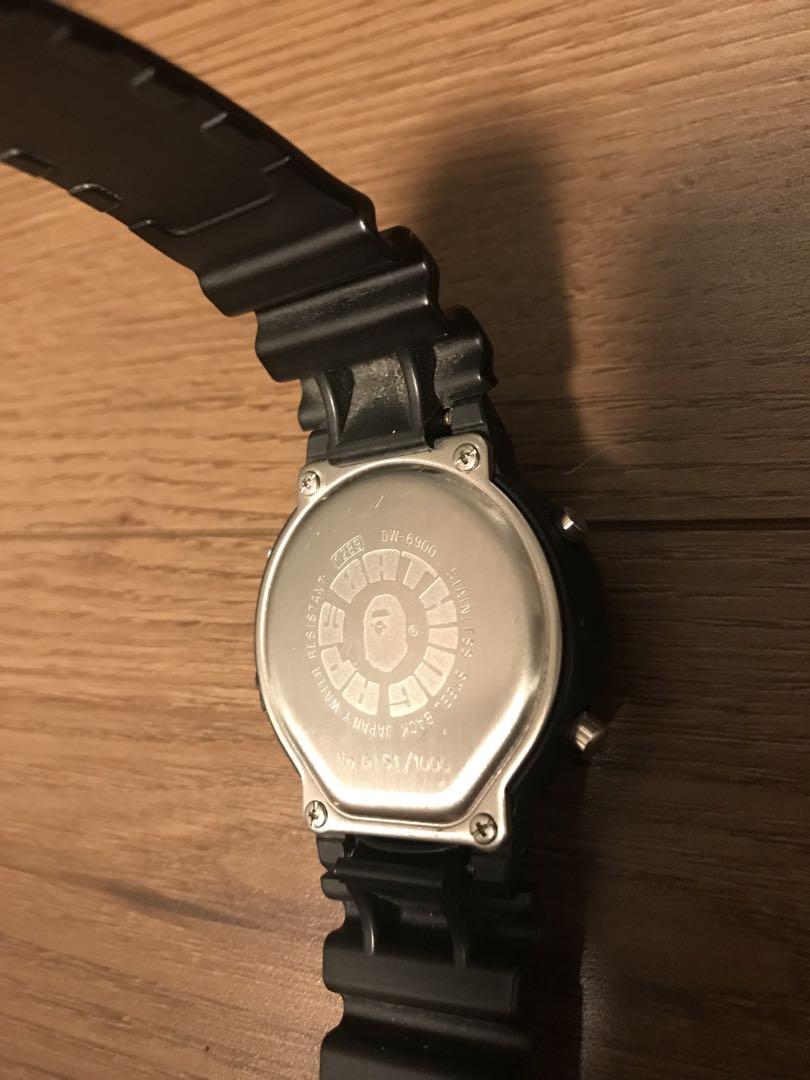 G-SHOCK DW-6900 BAPEコラボ