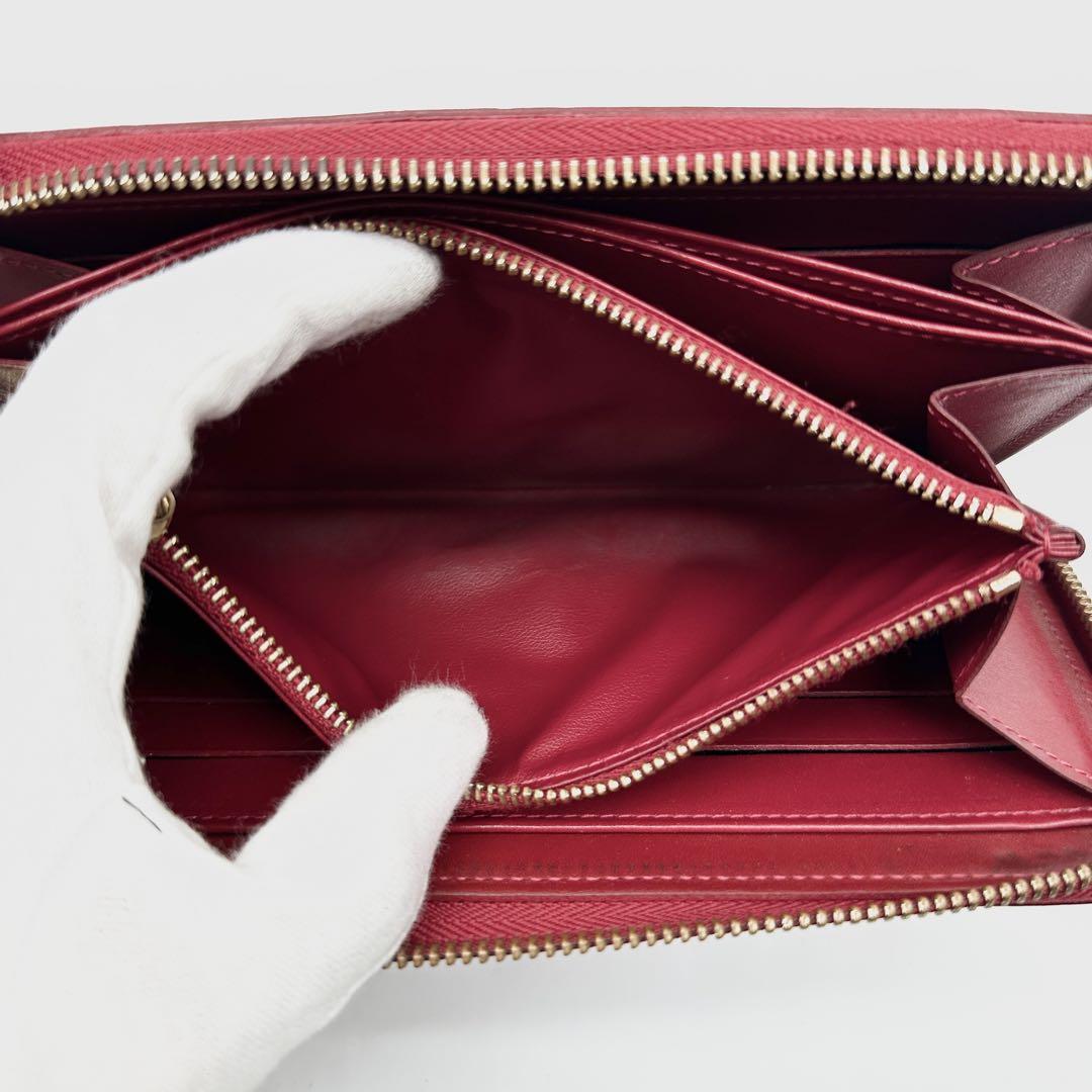 美品】LOUIS VUITTON エナメル 長財布 ヴェルニ モノグラム 赤