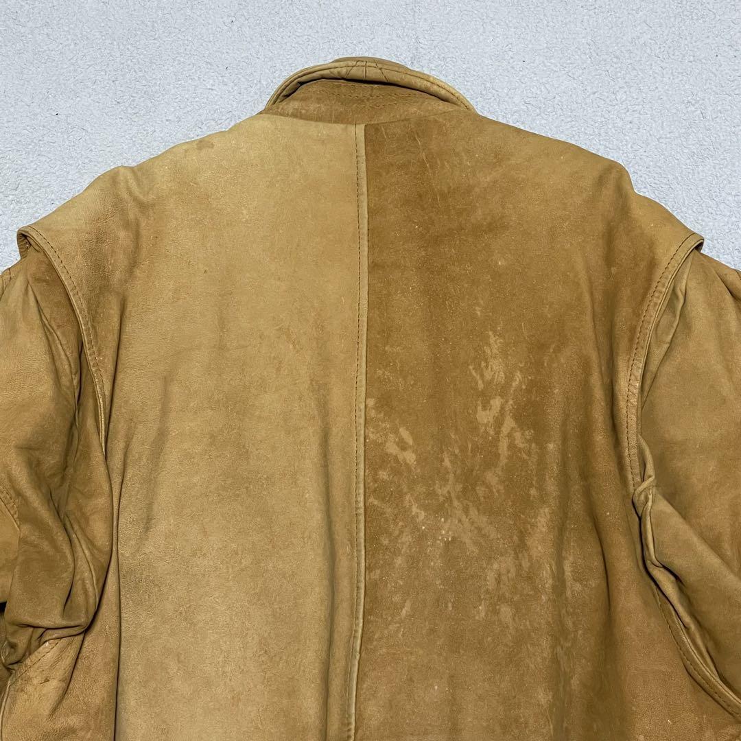 LIBERTO レザージャケット 本革 キルティング 短丈 フランス製 XL