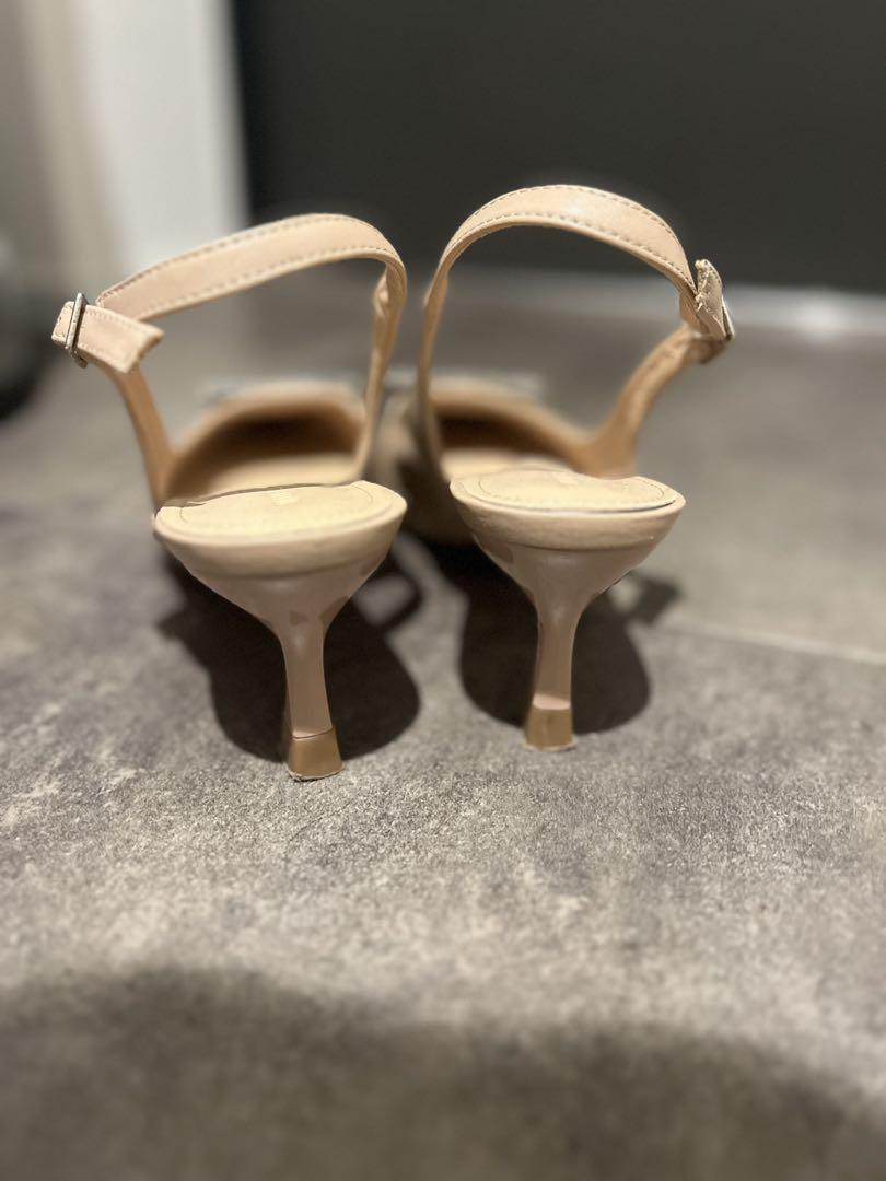 qung ジェリービジューデザートheel ピンクベージュ