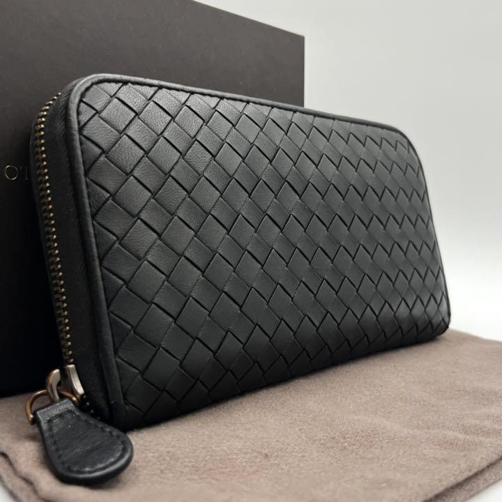 BOTTEGA VENETA ボッテガヴェネタ イントレチャート 長財布 黒 革 - メルカリ BOTTEGA VENETA ボッテガヴェネタ イントレチャート 長財布 黒 革 - メルカリ