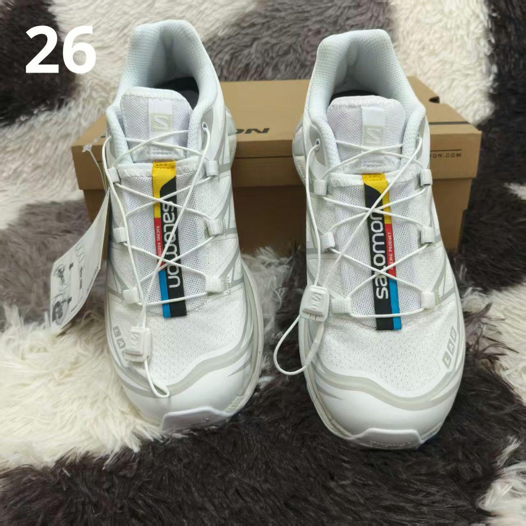 SALOMON XT-6 ホワイト　スニーカー 26cm Salomon XT-6 ADV White ホワイト スニーカー26CM - メルカリ