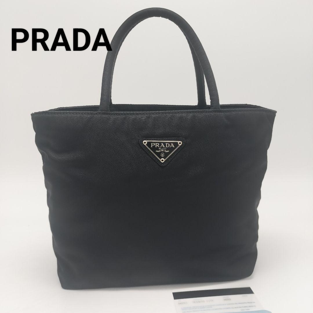 極美品✨プラダ ハンドバッグ ミニトートバッグ ブラック 黒
