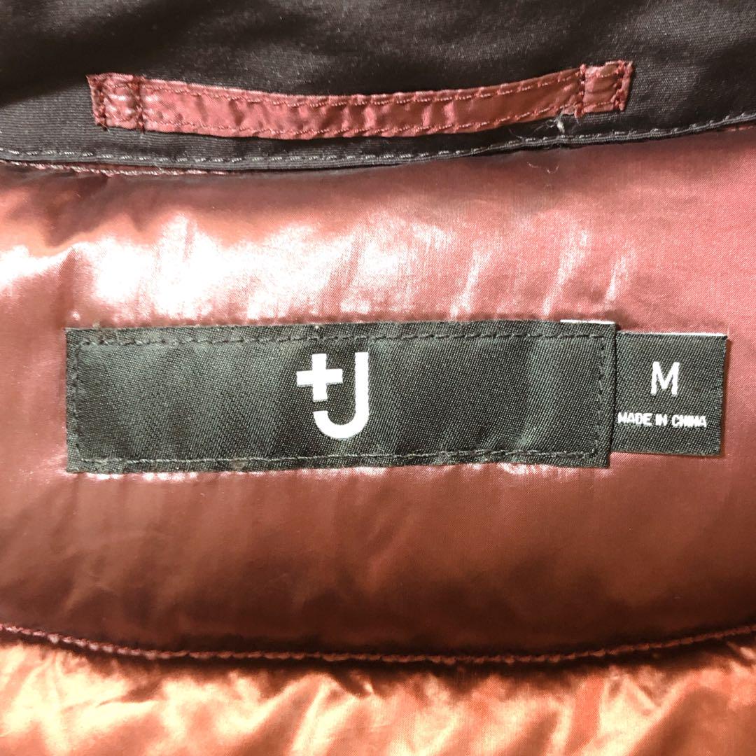 UNIQLO + J ダウンジャケット M ブラウン ゆったり