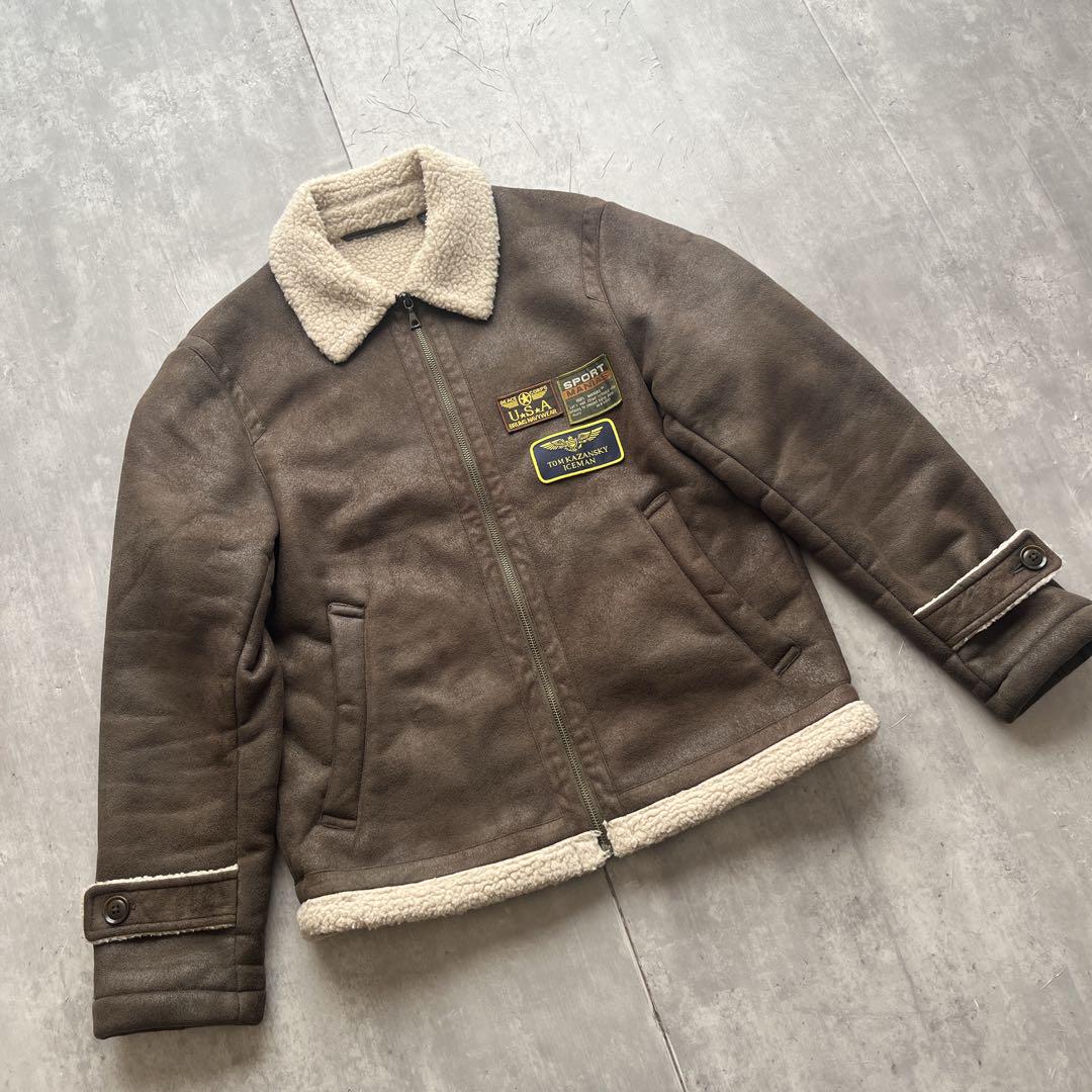 b-3 ムートン　UNIQLO ユニクロ　フライトジャケット　military