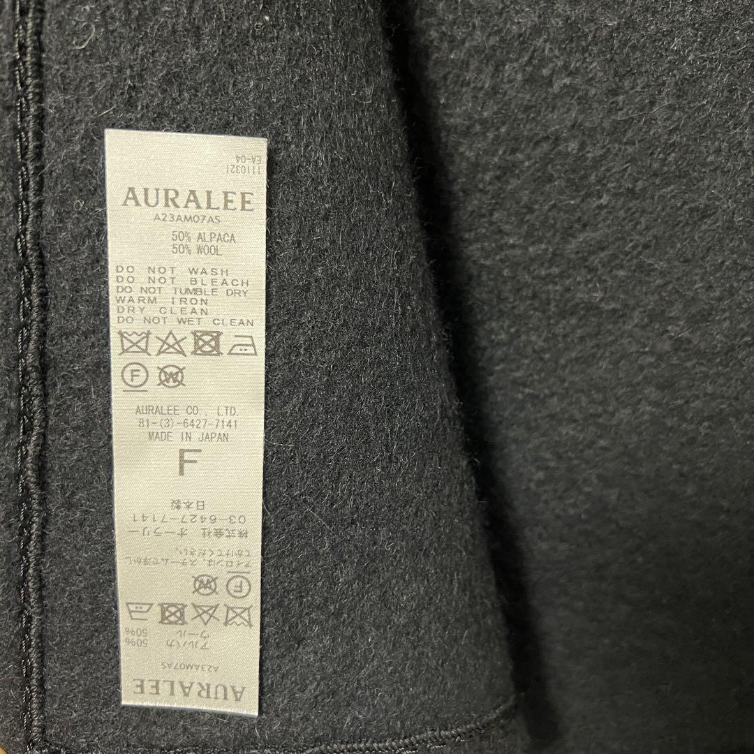 希少　極美品　AURALEE 23AW レギュラーストール　アルパカ　黒