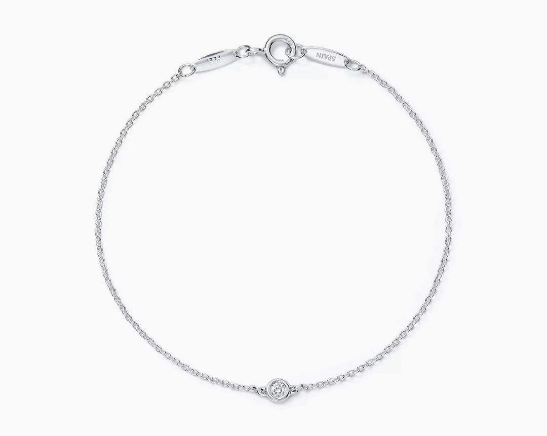 Tiffany & Co. ダイヤモンド バイザヤード シルバーブレスレット