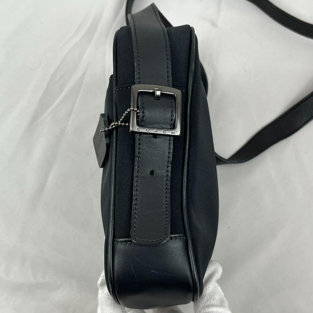 【良品】コーチ ショルダーバッグ クロスボディ ブラック