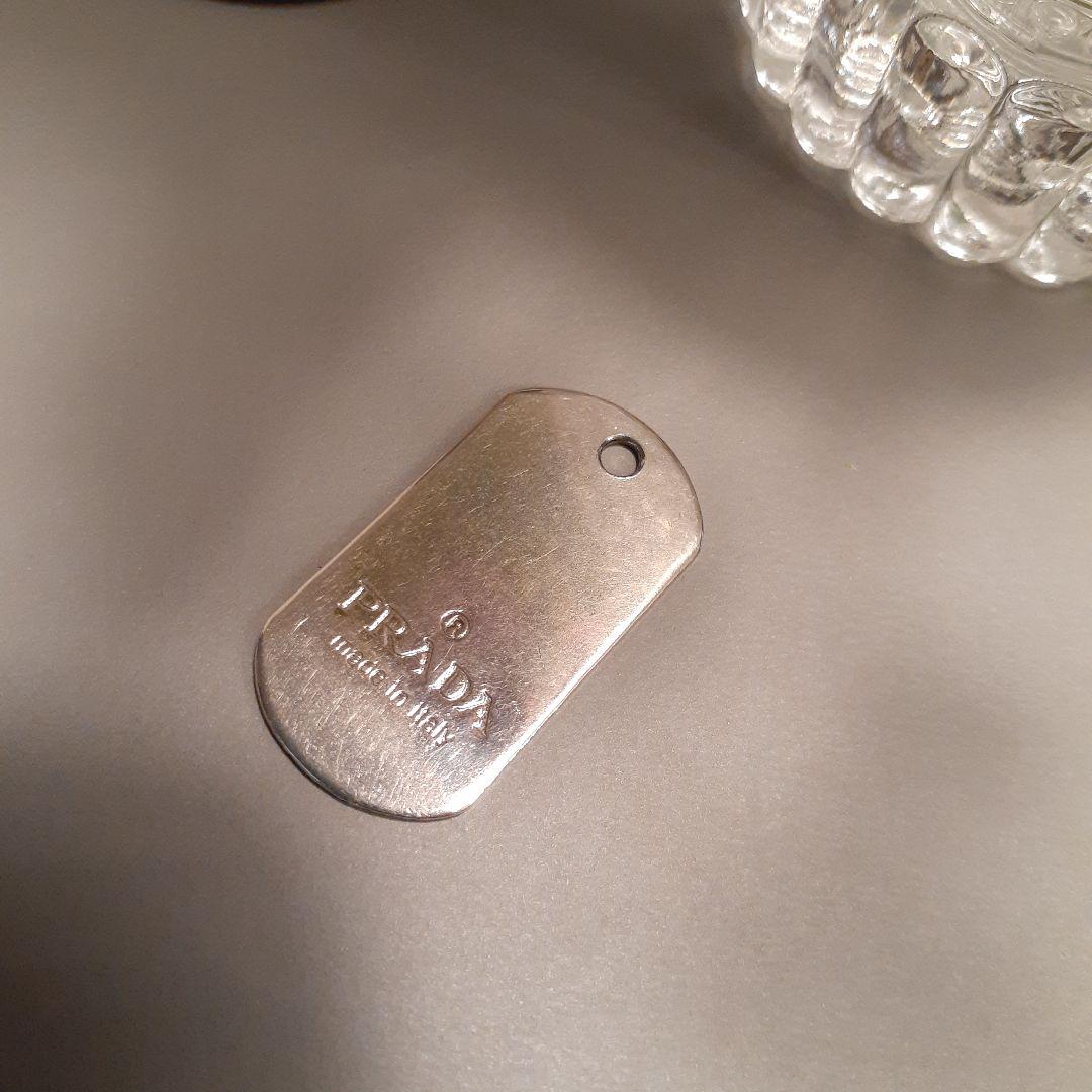ia様専用【 PRADA 】 シルバー チャーム キーホルダー ロゴ