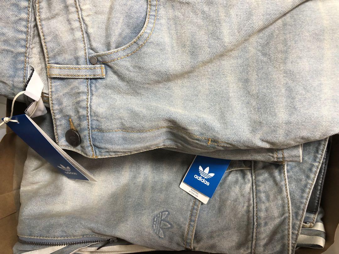 新作】adidas DENIM ZIP PANT Size 29 JX9210