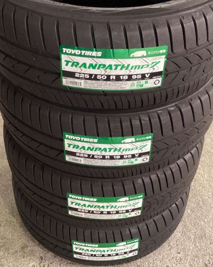 23年製新品送料込みTOYOタイヤ トランパスMP7 225/50R18 4本
