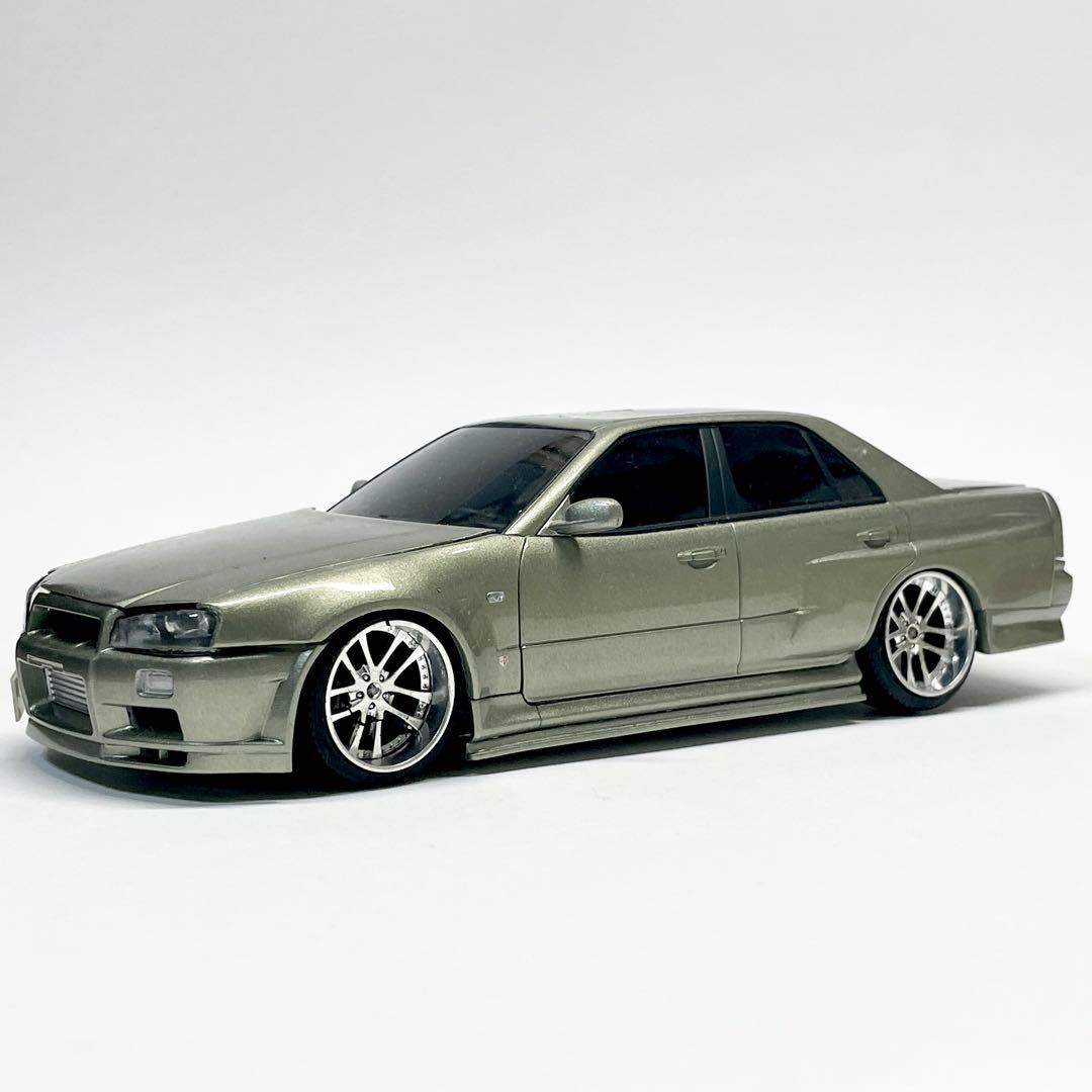 アオシマ 1/24 r34 スカイライン 完成品 クーポンコード おもちゃ