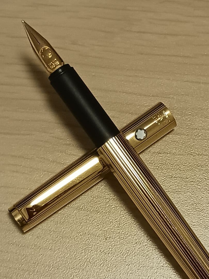 モンブラン 総金張り S-ライン モデル 万年筆 和MONTBLANC