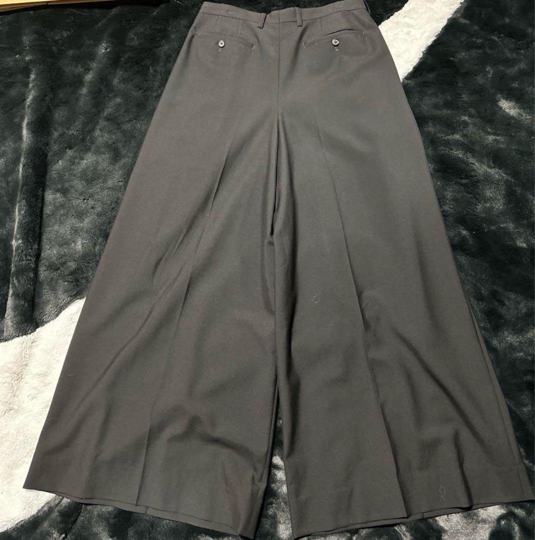 LAD MUSICIAN 2TUCK WIDE フレア スラックス size44 メンズ