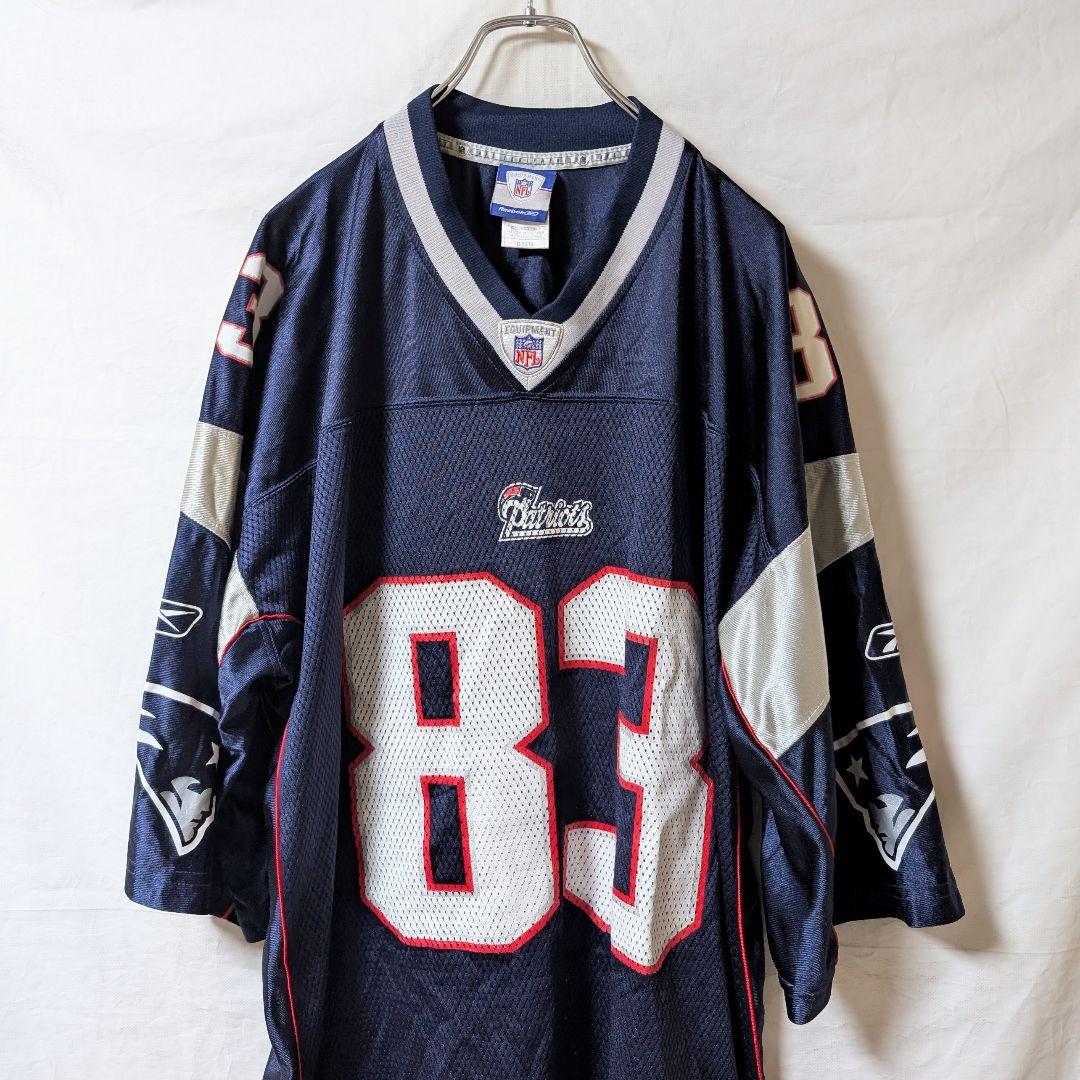 NFL リーボック Patriots ペイトリオッツ ゲームシャツ - メルカリ