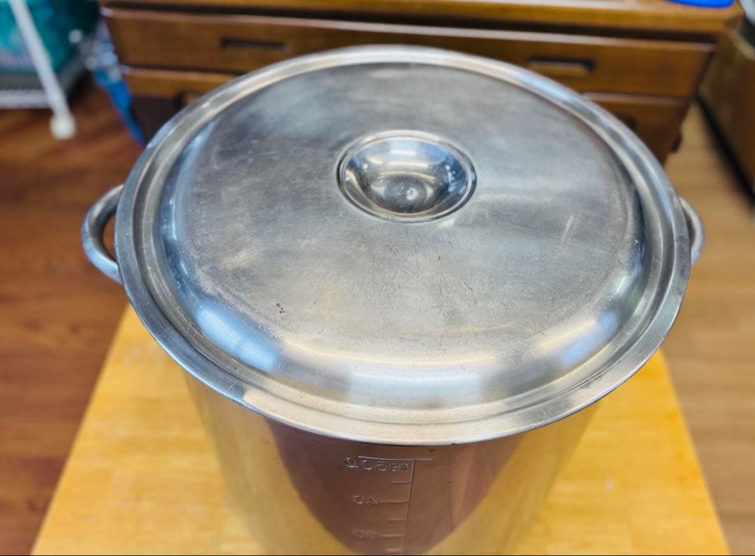 ステンレス製 50リットル 寸胴鍋 蓋付き