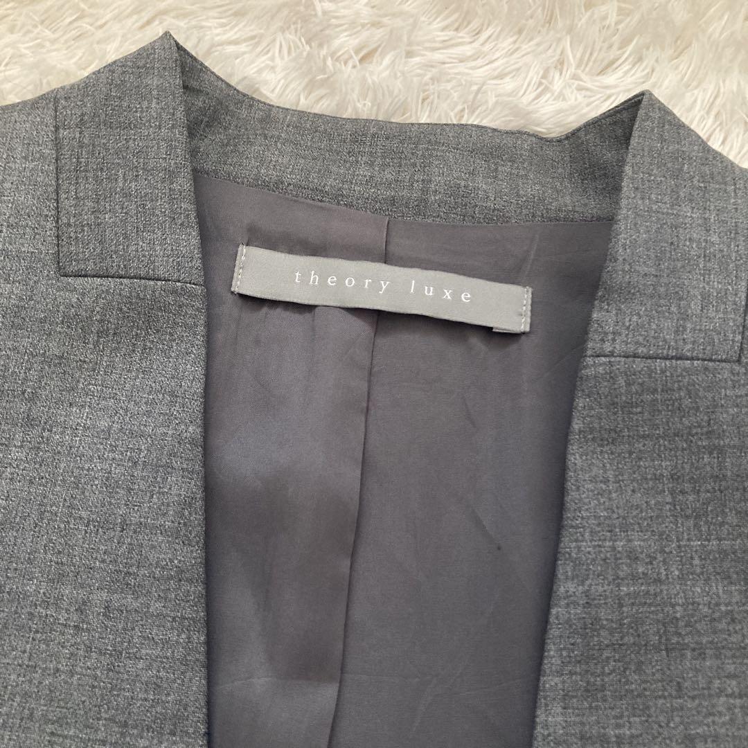 【美品】セオリーリュクス executive donna ノーカラー 34