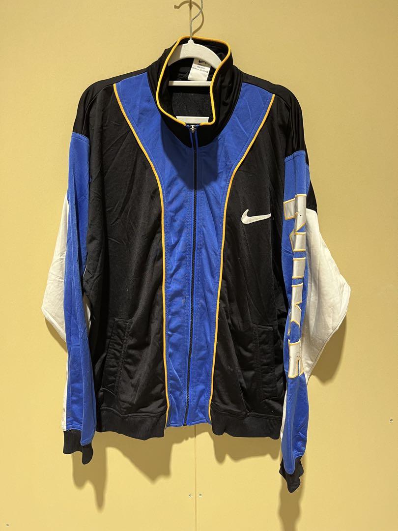 堅実な究極の Nike ナイロンジャケット Lサイズ 青黒 - メルカリ ジャケット・アウター