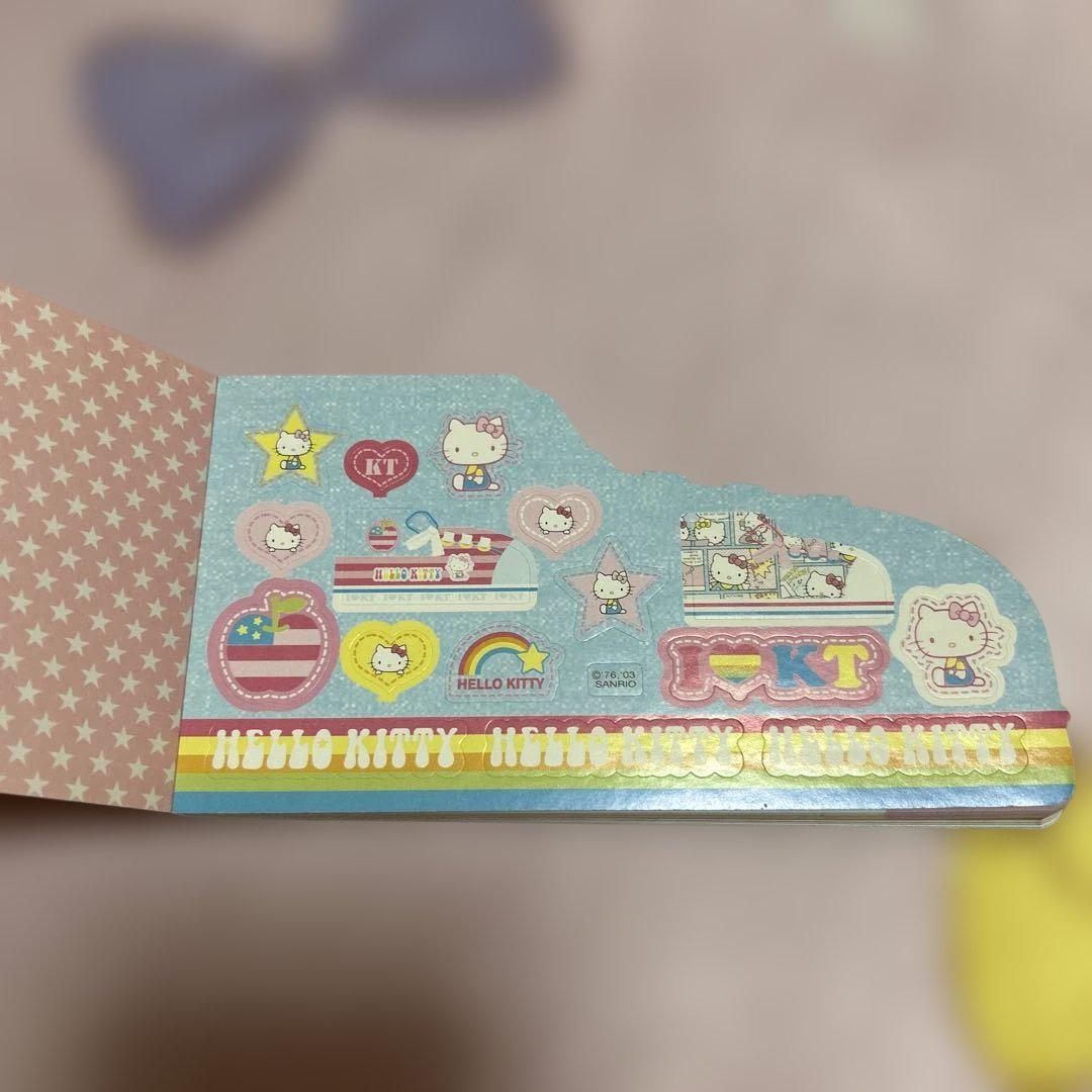 Hello Kitty メモ帳 2003年　2004年　2個セット 未使用】ハローキティトースター型メモ帳 キティちゃん サンリオ
