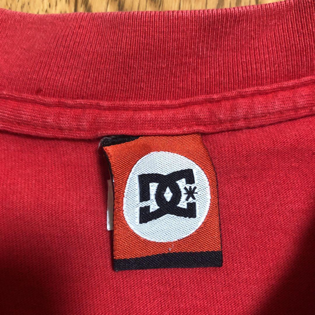 90〜00s DC SHOE CO USA Tシャツ 赤 L ロゴT - メルカリ