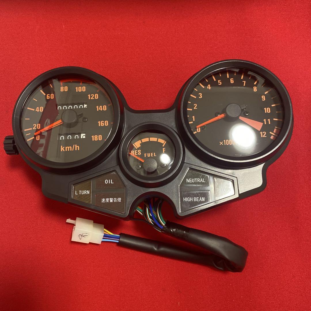 送料込　CBX400F リプロ　メーター　CBX550F 新品　ハーネス付き