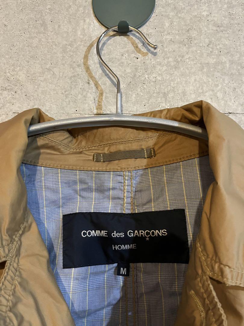 comme des garcons hommeパッカリングステンカラーコート 画像2