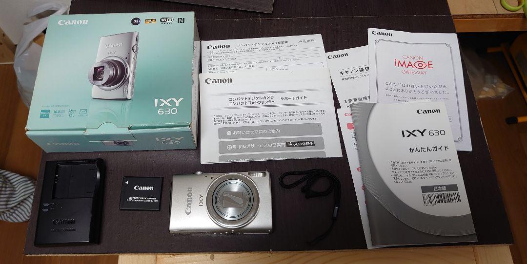 動作確認済み　　Canon IXY630 シルバー キャノン デジタルカメラ