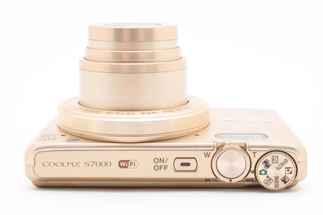 美品 Nikon COOLPIX S7000 ゴールド コンパクトデジタルカメラ