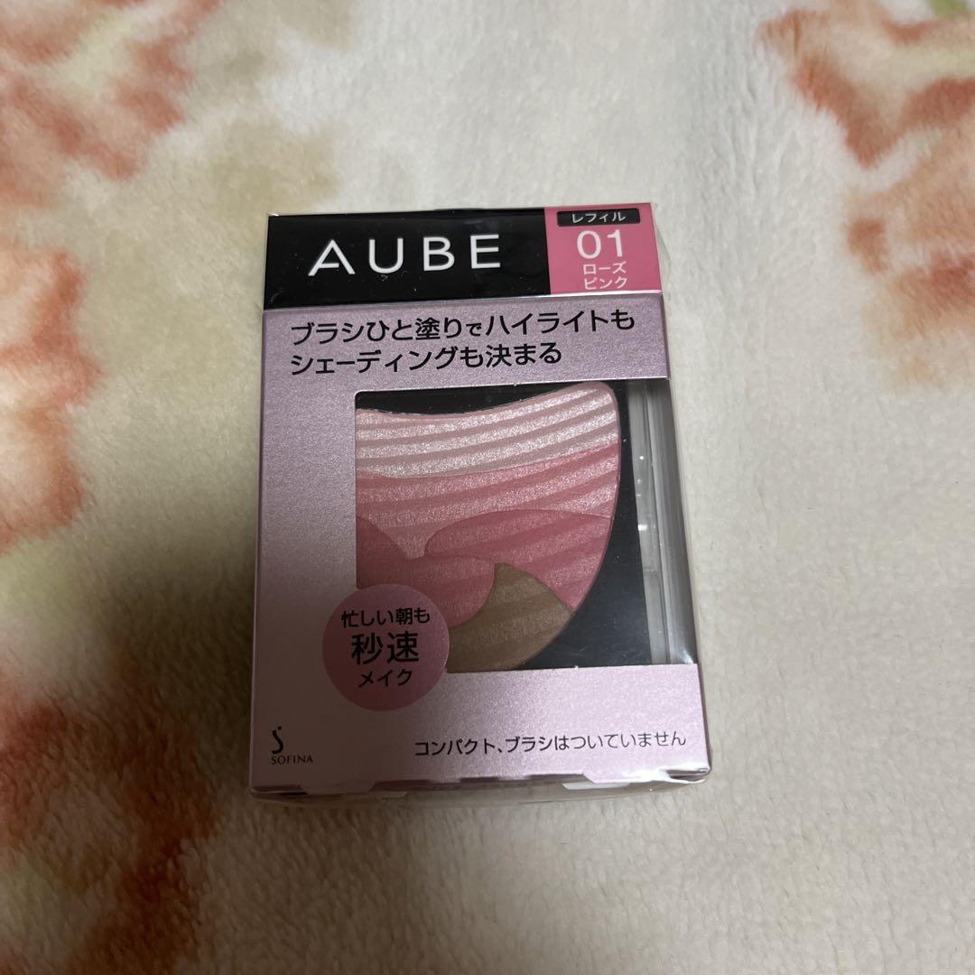 花王 ソフィーナ オーブ ブラシひと塗りチーク 01 ローズピンク レフィル