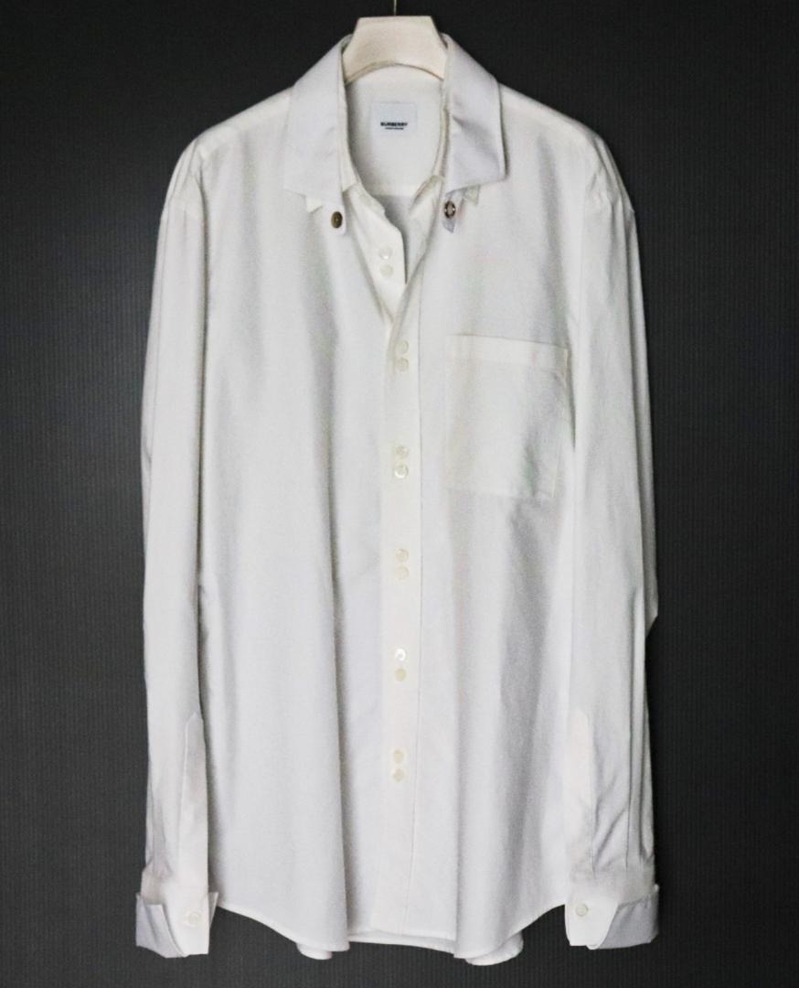 最安値 国内正規92 400円 バーバリー コレクション ドレスシャツ 白 首周41㎝ k6w0X-m67009181364 得価超特価