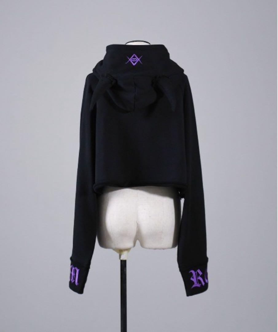 REFLEM パーカー 「REFLEM/レフレム」DEVILデザインクロップド
