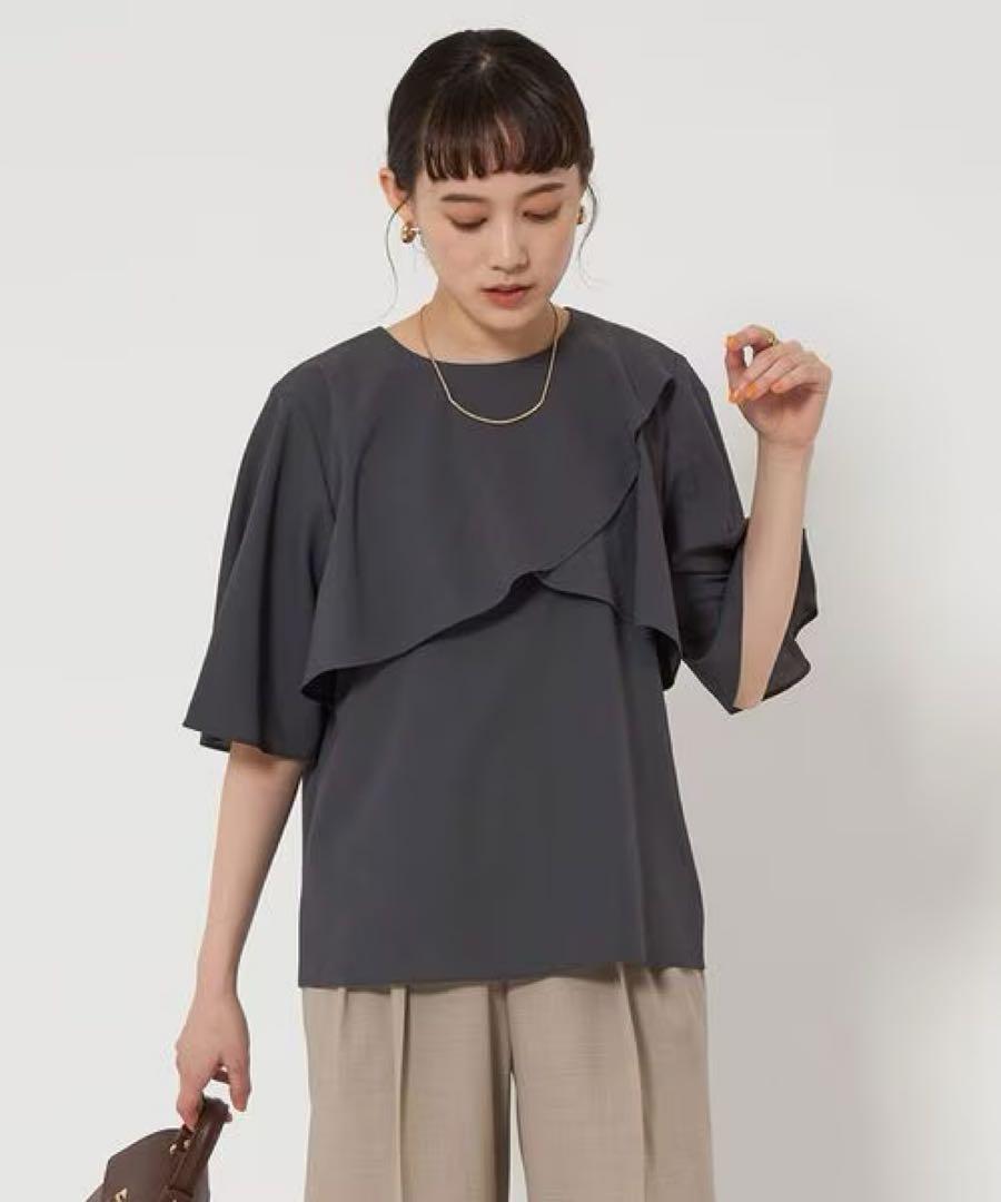 新品　green label relaxing ブリーズクールケープ ブラウス